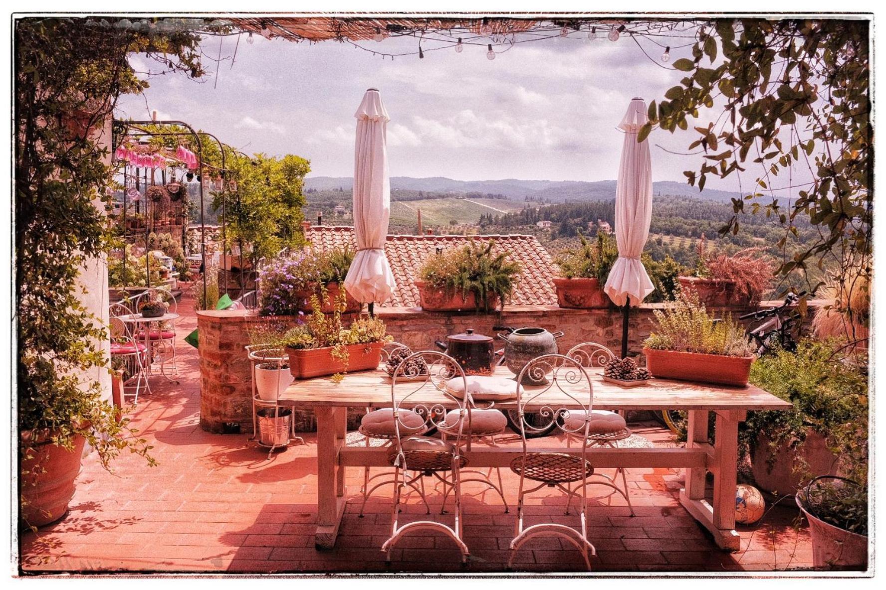 Le Terrazze Del Chianti B&B Residenza D'Epoca E Di Charme San Donato in Poggio Exteriér fotografie