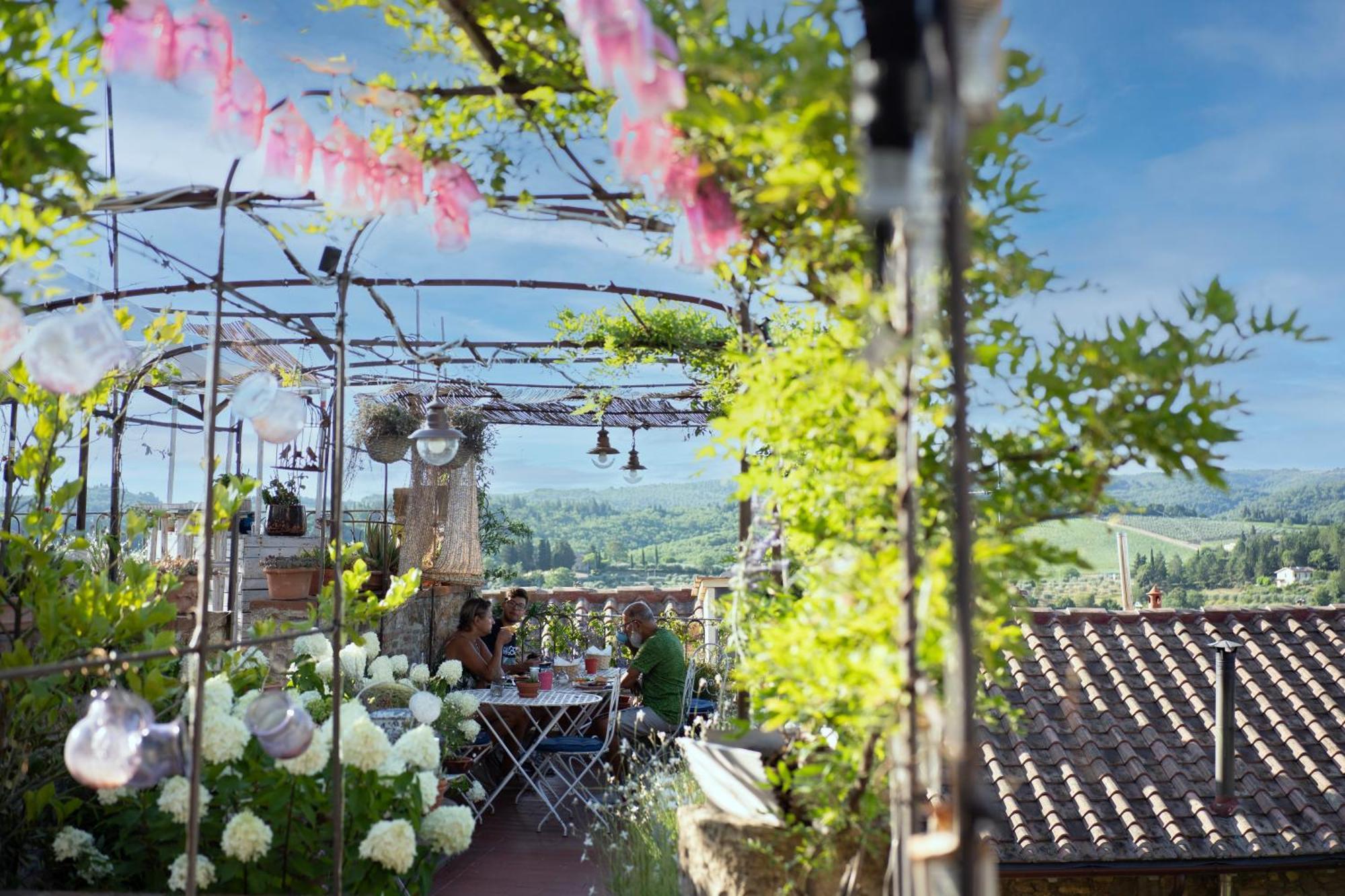 Le Terrazze Del Chianti B&B Residenza D'Epoca E Di Charme San Donato in Poggio Exteriér fotografie
